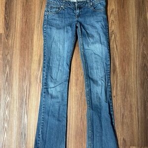 Garage Women's Straight/Bootcut Jeans in Deep Blue